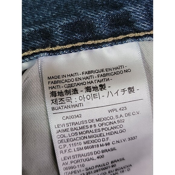 Levis 527 Jeans Mens 40 39x32 Boot Mid Rise Cotton Dark Blue Western Cowboy - Picture 9 of 15